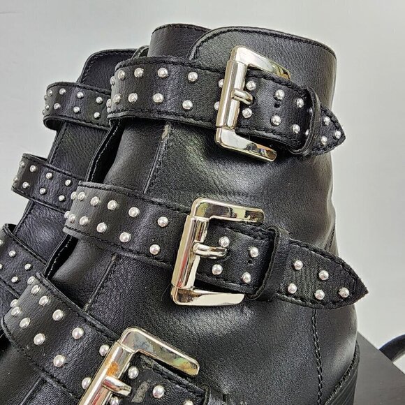 Madden Girl by Steve Madden Twisted Black Boots 9 - Picture 7 of 8